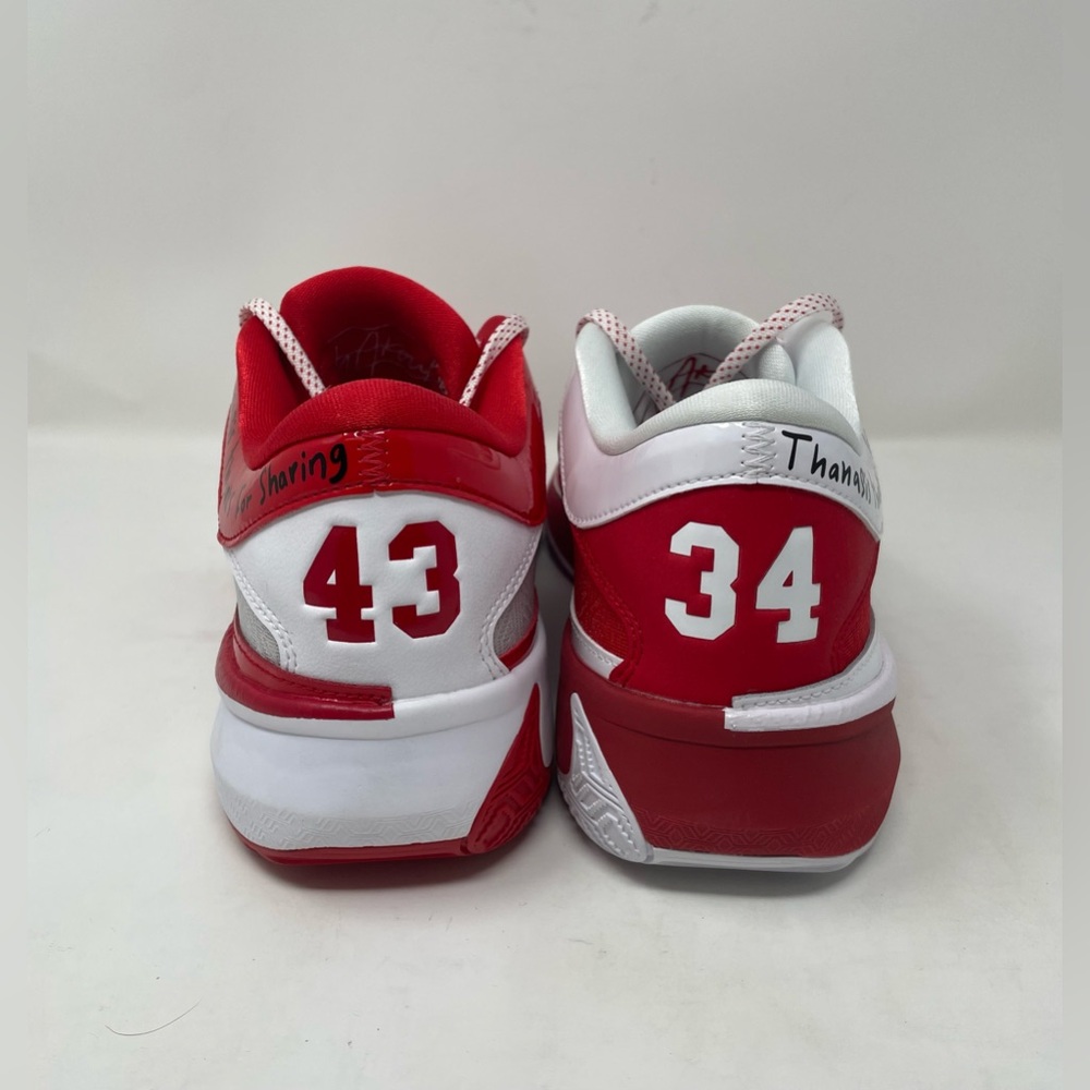 Nike Zoom Freak 5 Basketball Shoes Red White Black Giannis Size 11.5 FV1933 600 - Picture 10 of 14